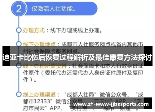 迪亚卡比伤后恢复过程解析及最佳康复方法探讨